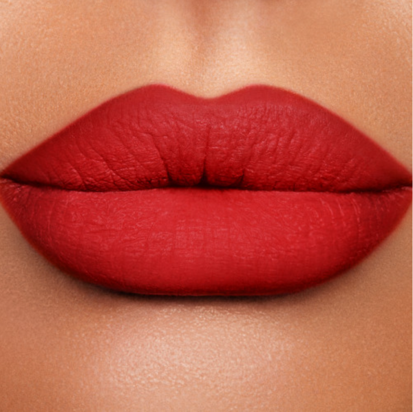 Charlotte Tilbury Lip Cheat Kiss n Tell on model lips